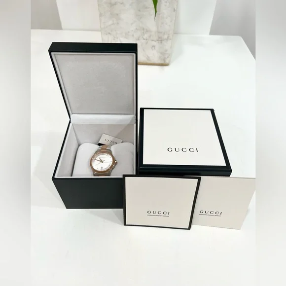 Gucci Accessories Gucci Gtimeless 38 Mm Two Tone Steel